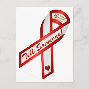 Cartão Postal CONTE PARA ALGUÉM!  O HPV causa câncer do colo do 