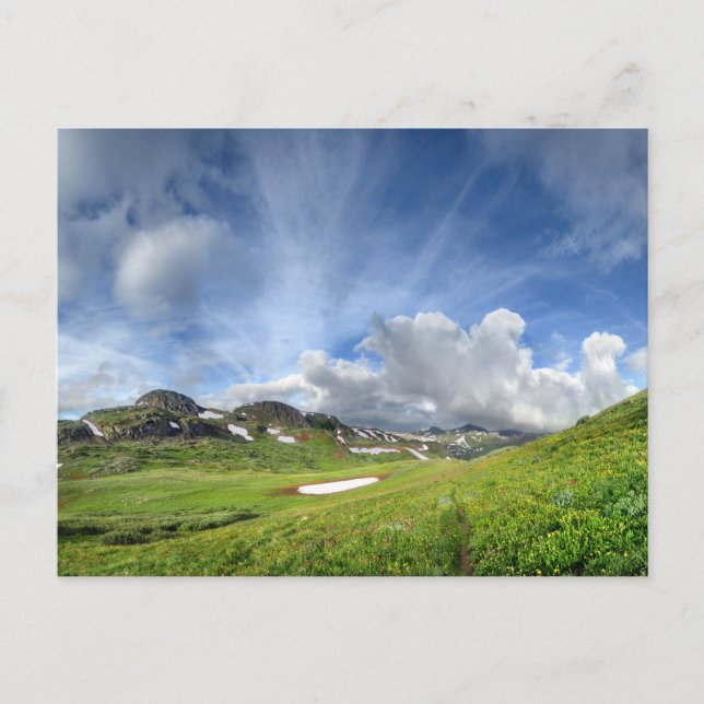 Cartão Postal Continental Divide Meadow - Colorado Trail (Frente)