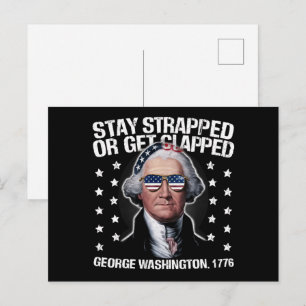 Cartão Postal Continue Armado Ou Leve Um Tiro George Washington