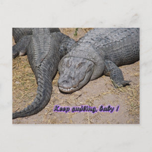 Cartão Postal continue sorrindo, bebê!