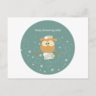Cartão Postal Continue tomando banho diariamente!