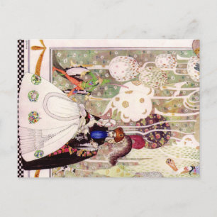 Cartão Postal Conto de Fada de Barba Azul de Kay Nielsen