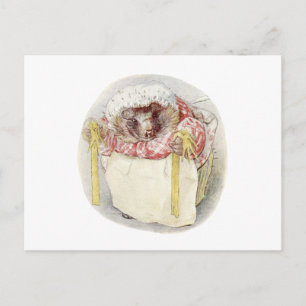 Cartão Postal Conto Vintage da Sra. Tiggy Winkle