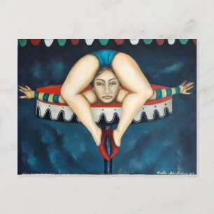 Cartão Postal contorcionista