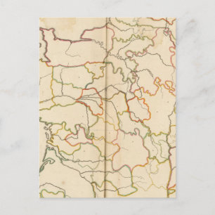 Cartão Postal Contorno dos Reivers da França