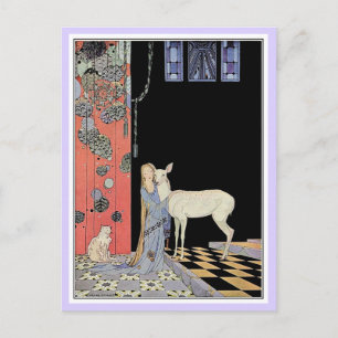 Cartão Postal Contos de fadas franceses: Blondina e Bonne-Biche