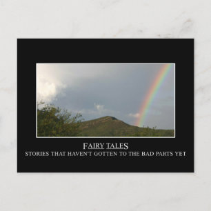 Cartão Postal Contos de fadas não têm finais felizes