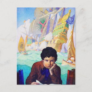 Cartão Postal Contos de N C Wyeth da aventura