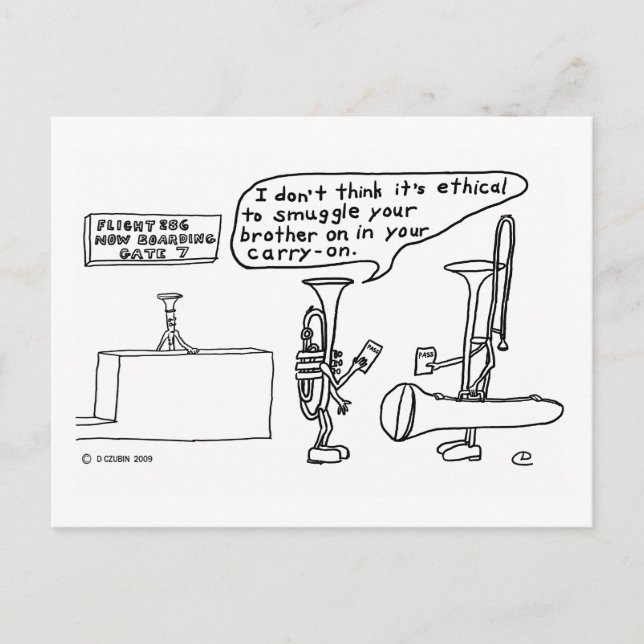 Cartão Postal Contrabando de Trombone (Frente)