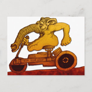 Cartão Postal Contraptação de Anel
