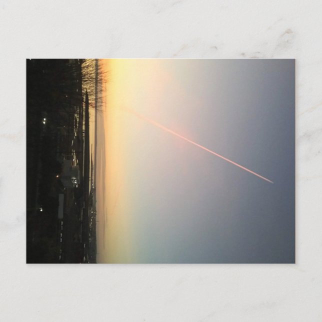 Cartão Postal Contraste em Bellingham Bay (Frente)