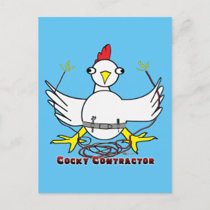 Cartão Postal Contratado Cocky