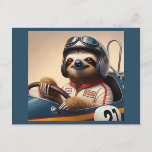 Cartão Postal Controlador de Racecar de Largura