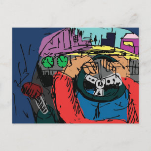 Cartão Postal Controle Kruz