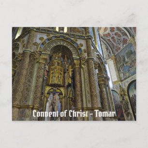 Cartão Postal Convento de Cristo em Tomar. Portugal