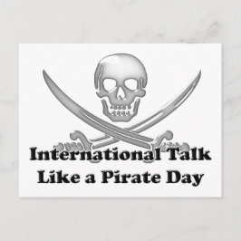 Cartão Postal Conversação Internacional Como um Dia Pirata