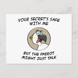 Cartão Postal Conversando Posto Cockatoo