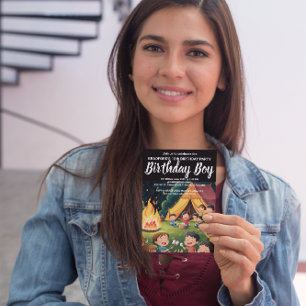 Cartão Postal Convidado de Recolha de Festas de aniversário de C