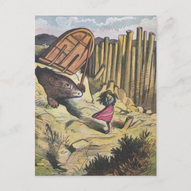 Cartão Postal "Convidado do Sr. Mole" (Frente)