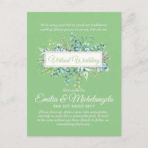 Cartão Postal Convidados para transmissão contínua ao vivo do 