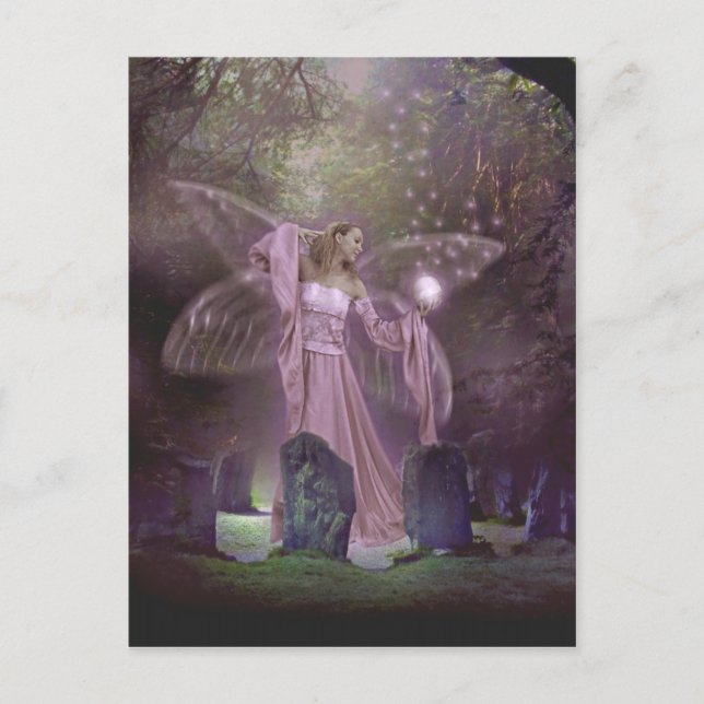 Cartão Postal Convocando Fadas (Frente)