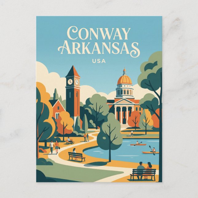 Cartão Postal Conway EUA (Frente)