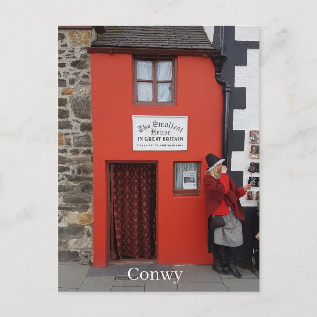 Cartão Postal Conwy (Frente)