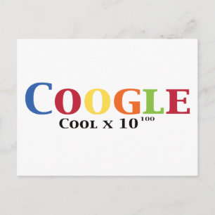 Cartão Postal Coogle Presentes Legal x 10^100