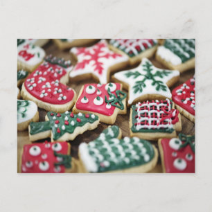 Cartão Postal Cookies de Natal