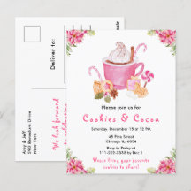 Cookies de Natal e Cacau a Rosa