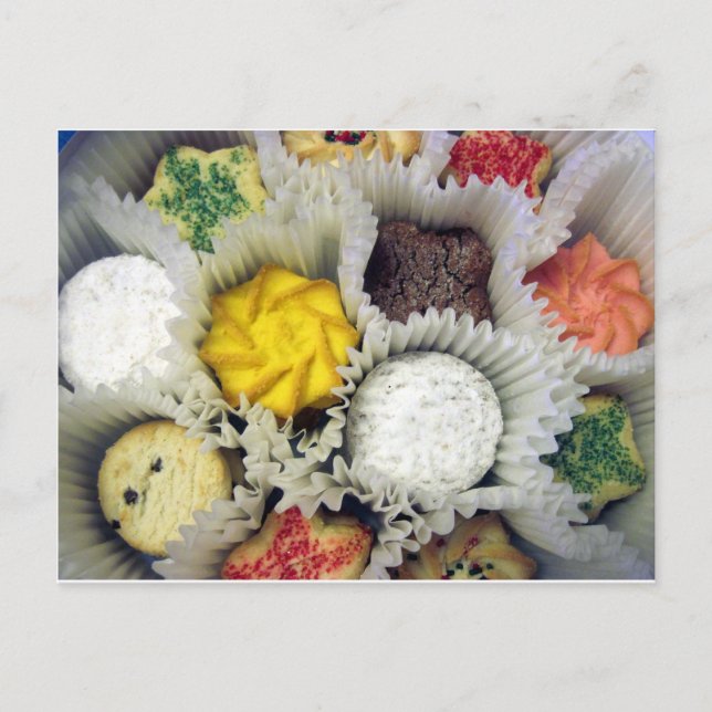 Cartão Postal Cookies deliciosos (Frente)