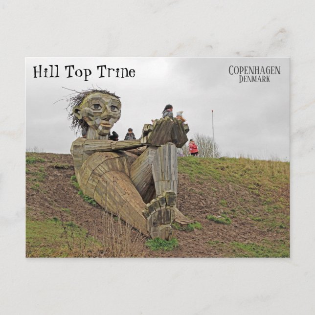 Cartão Postal Cool Postcard de Troll Dinamarquês! (Frente)