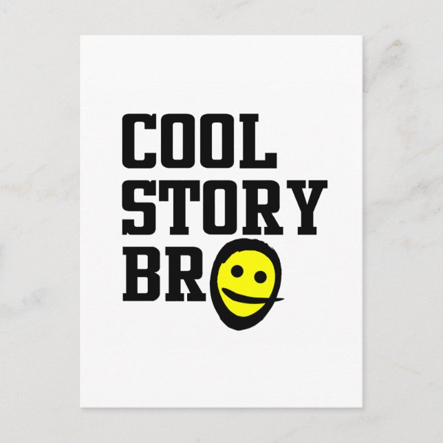 Cartão Postal Cool Story Bro (Frente)