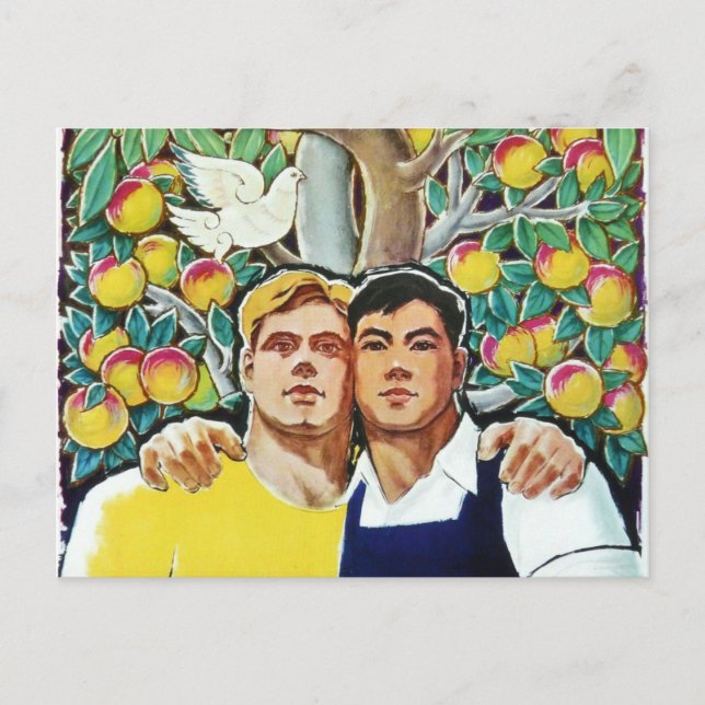 Cartão Postal Cooperação Sino-Soviética (Frente)