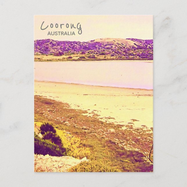 Cartão Postal Coorong National Park viagem (Frente)