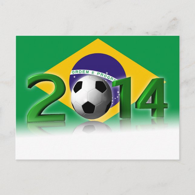 Cartão Postal Copa do Mundo de 2014 (Frente)