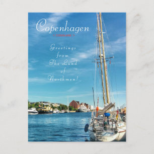 Cartão Postal Copenhaga