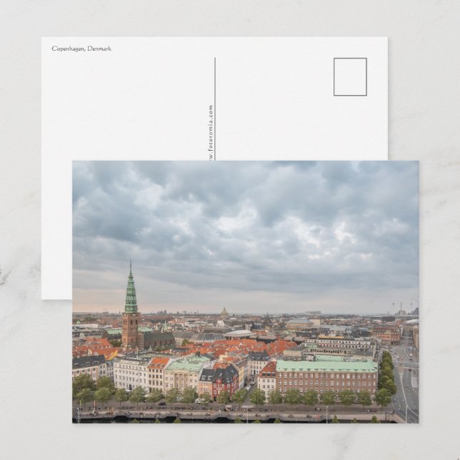 Cartão Postal Copenhaga Dinamarca (Frente/Verso)
