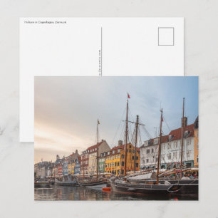 Cartão Postal Copenhaga Dinamarca