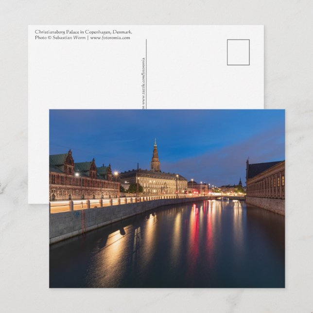 Cartão Postal Copenhaga Dinamarca (Frente/Verso)