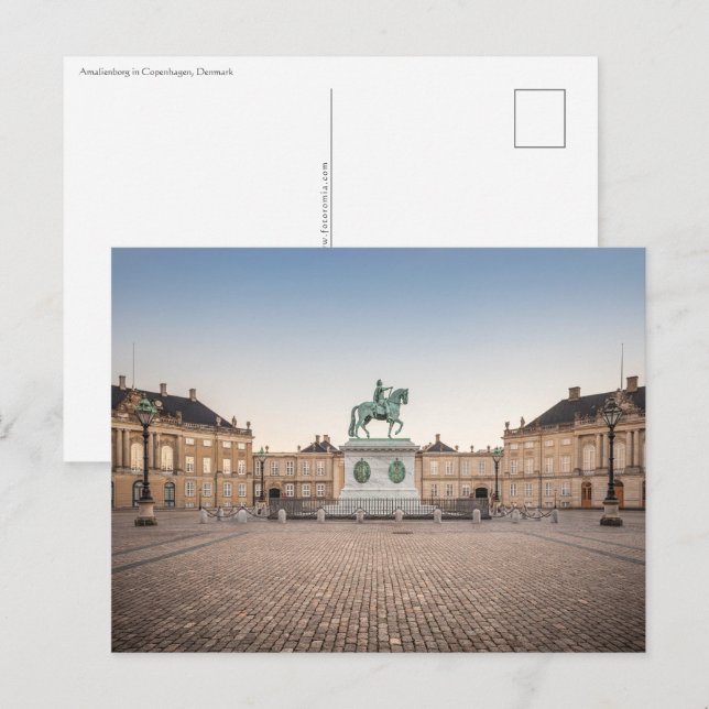 Cartão Postal Copenhaga Dinamarca (Frente/Verso)