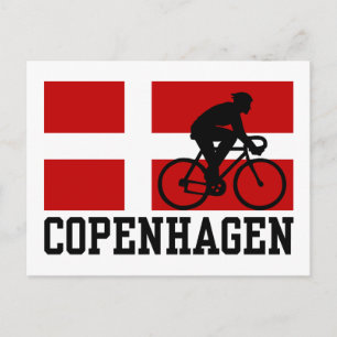 Cartão Postal Copenhagen Cycling (masculino)