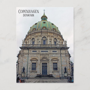 Cartão Postal Copenhague/Carta Postal da Igreja de Mármore!