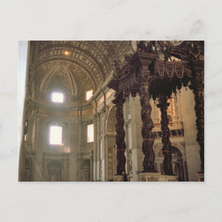 Cartão Postal Copo de Bernini, Basilica de Peter, Rua