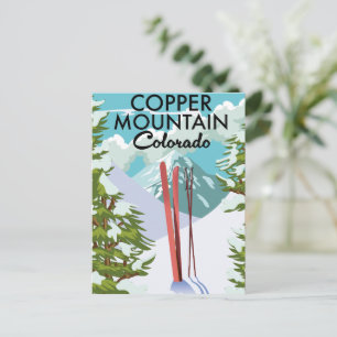 Cartão Postal Copper Mountain Colorado Esqui