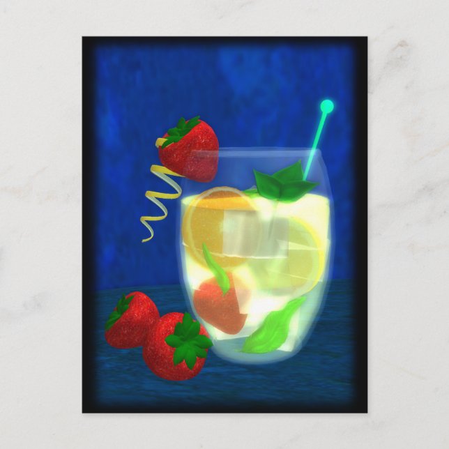 Cartão Postal Coquetel: Nº 1 do ímã (Frente)