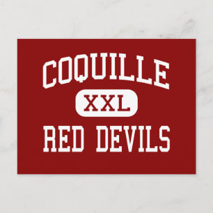 Cartão Postal Coquille - Red Devils - High - Coquille Oregon