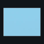 Cartão Postal cor azul-bebê<br><div class="desc">azul-bebê a cores 89CFF0</div>