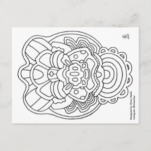 Cartão Postal Cor com Miwaclay