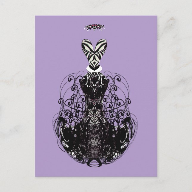 Cartão Postal Cor da placa personalizada de vestir de vinheta re (Frente)